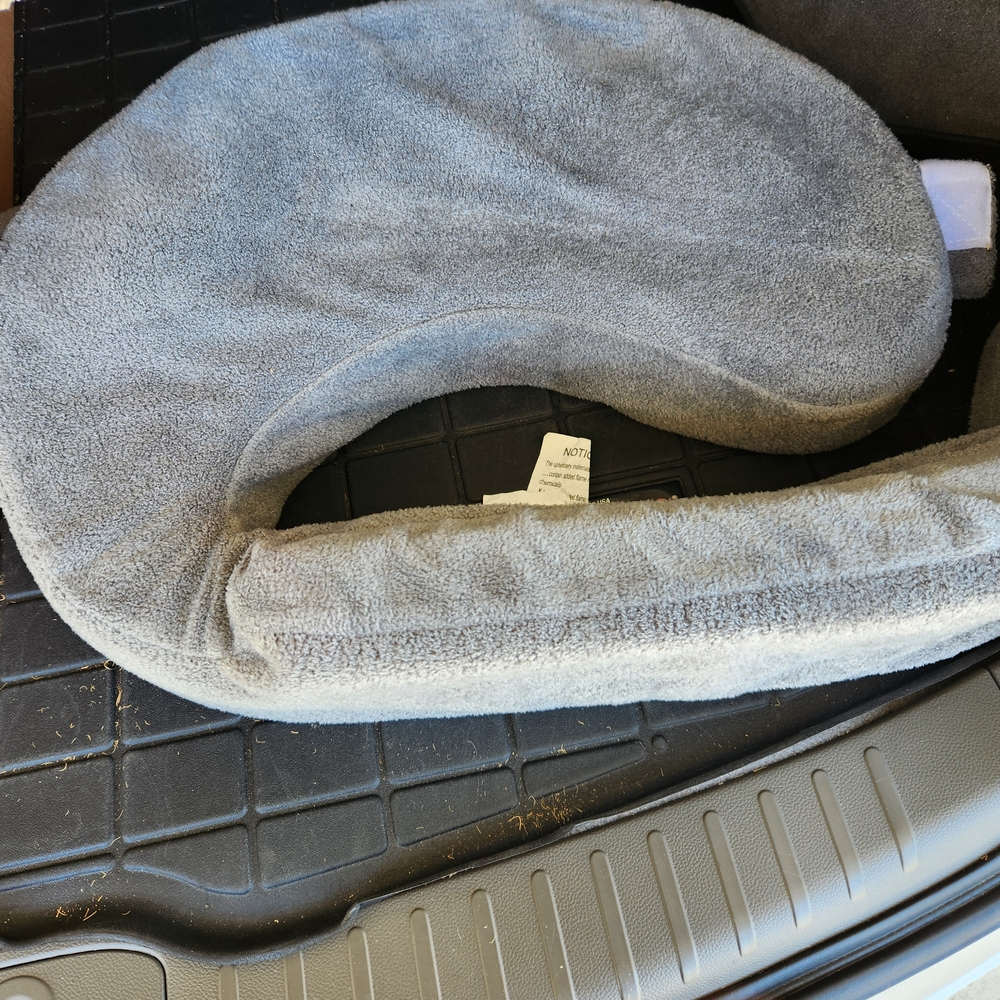 Gray U-Shaped NURSING PILLOW